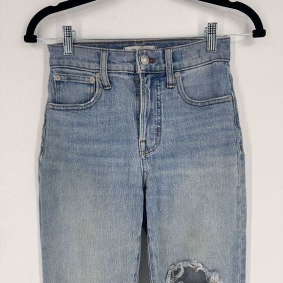 Madewell The Petite Perfect Vintage Jean Rosabelle Wash Comfort Stretch Size 23P - Picture 3 of 16
